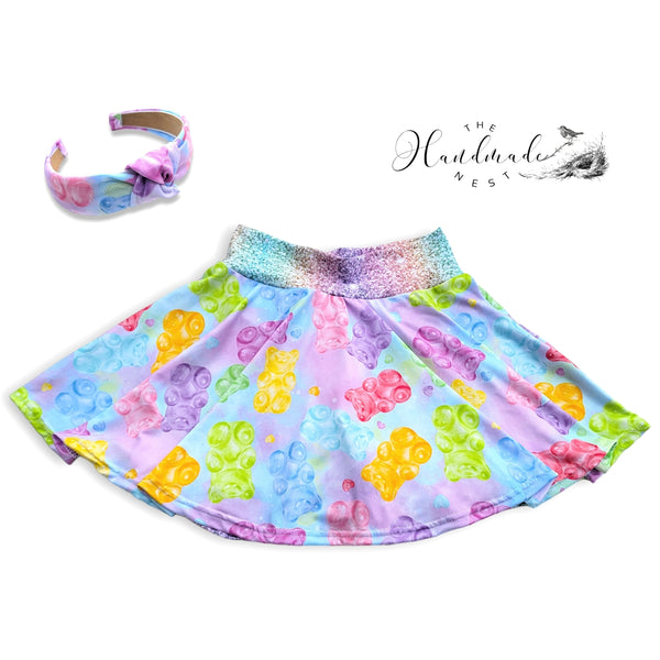 Gummy Candy Twirl Skirt – The Handmade Nest, LLC Gummy Candy Twirl Skirt – The Handmade Nest, LLC