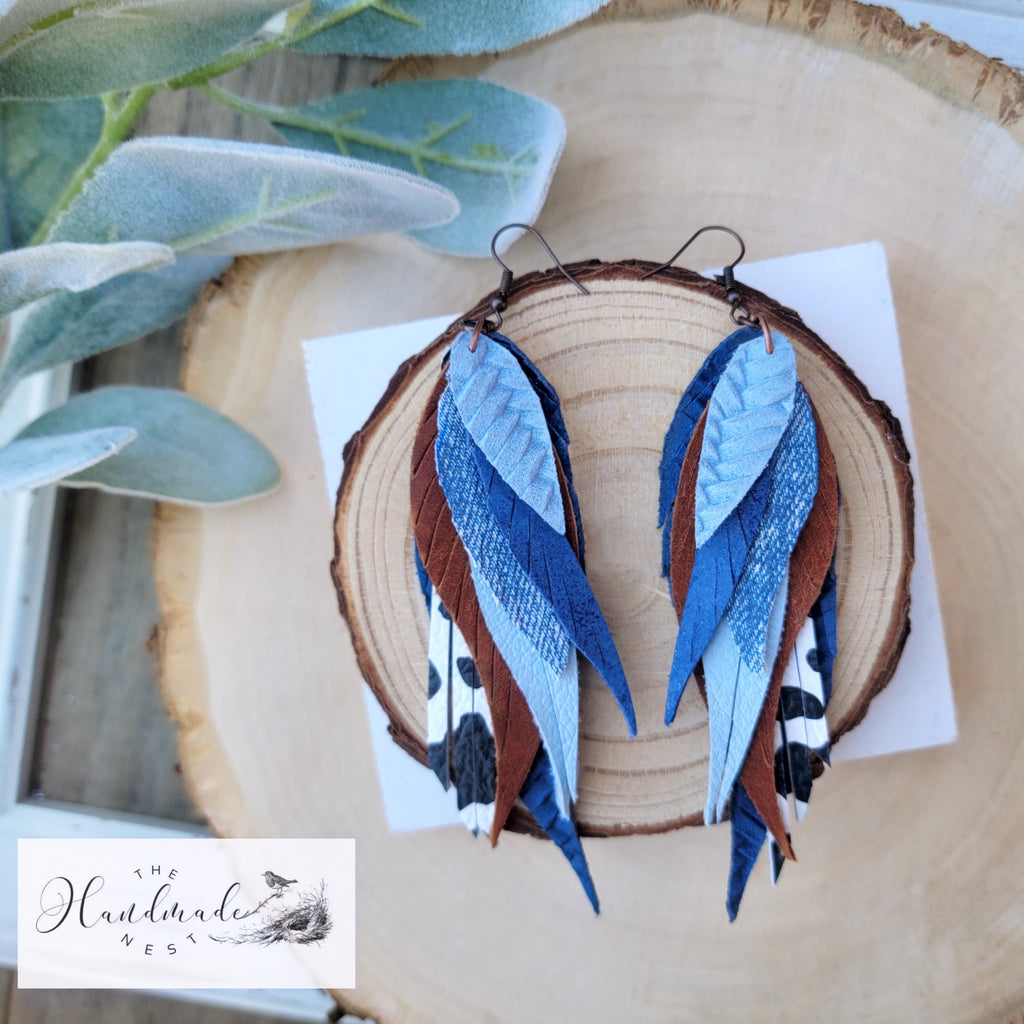 Cowgirl Chic Feather Earrings