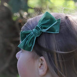 Velour Hand-tied Lucy bows